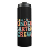 Leraar terug naar school Kindergarten Crew Thermosbeker (Voorkant)