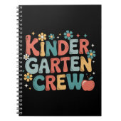 Leraar Terug naar school kleuterklas bemanning Notitieboek (Voorkant)
