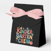 Leraar terug naar school kleuterklas team bedankdoosjes (Voorkant Zijde)