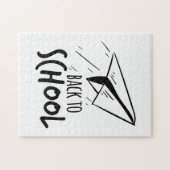 Leraar terug naar school legpuzzel (Horizontaal)