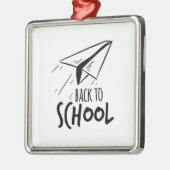 Leraar terug naar school metalen ornament (Links)