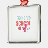 Leraar terug naar school metalen ornament (Links)