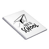Leraar terug naar school notitieboek (Rechterzijde)