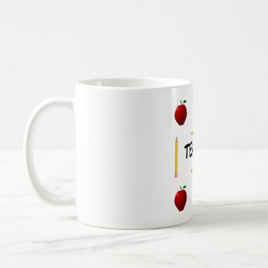 Leraar terug naar school sjabloon Mok (Links)