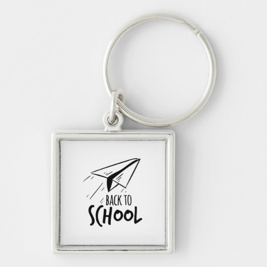 Leraar terug naar school sleutelhanger (Voorkant)