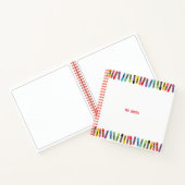 Leraar Terug naar schoolklapkleurkraak Notitieboek (Binnen)