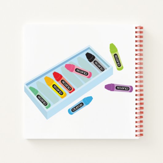 Leraar Terug naar schoolklapkleurkraak Notitieboek (Achterkant)