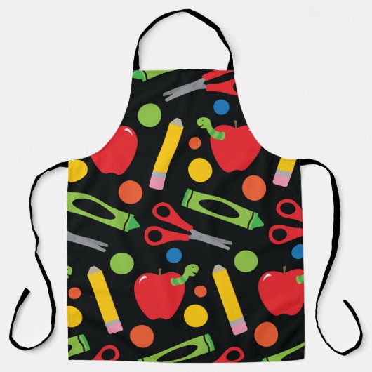 Leraar Terug naar schoolklaslokaal Schort (Voorkant)