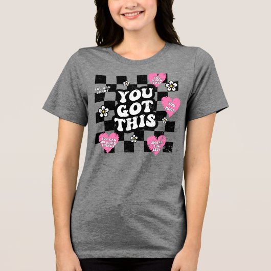 Leraar Testdag, Staatstesting, Leraarstesten Tri-Blend Shirt (Voorkant)