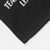 Leraar Thanksgiving Een dankbare Leraar Herfst Aut Fleece Deken (Hoek)