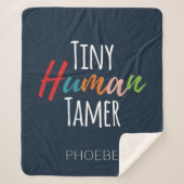 Leraar Tiny Human Tamer Kindergarten Sherpa Deken (Voorkant)