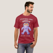 Leraar Toegepaste Wetenschappen met Caffeïne en Ch T-shirt (Voorkant volledig)