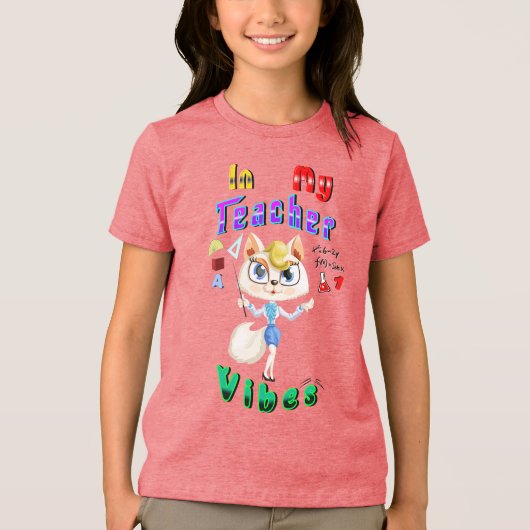 leraar Tri-Blend shirt (Voorkant)