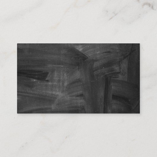 Leraar Tutor Leuke Apple & Worm Rustiek krijtbord Visitekaartje (Achterkant)