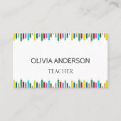 Leraar | Tutor Witte Visitekaartjes (Voorkant)