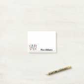 Leraar Tweede Klas Post-it® Notes (Op bureau)