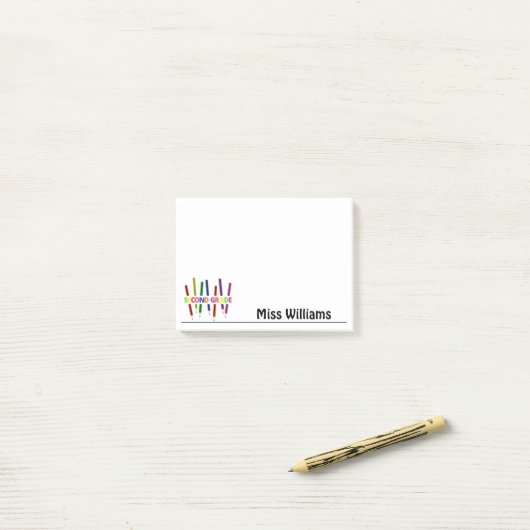 Leraar Tweede Klas Post-it® Notes (Op bureau)
