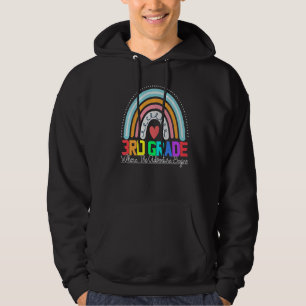 leraar uit de derde klas, regenboogluipaard, derde hoodie