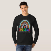 leraar uit de derde klas, regenboogluipaard, derde t-shirt (Voorkant volledig)