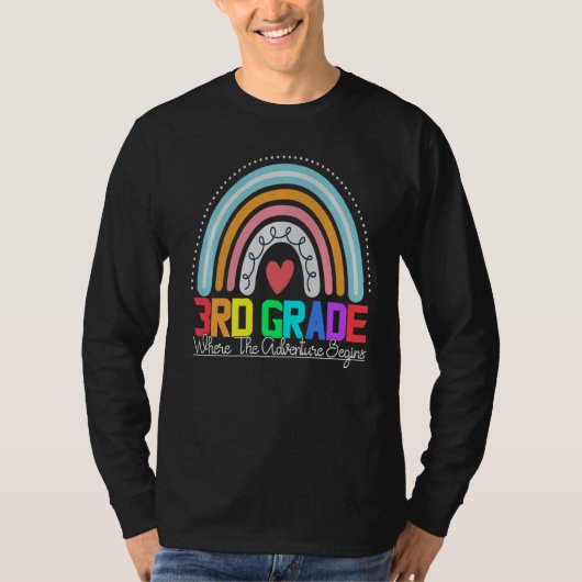 leraar uit de derde klas, regenboogluipaard, derde t-shirt (Voorkant)
