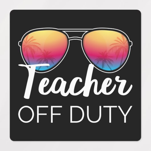 Leraar uit dienst I Labels (Design 1)