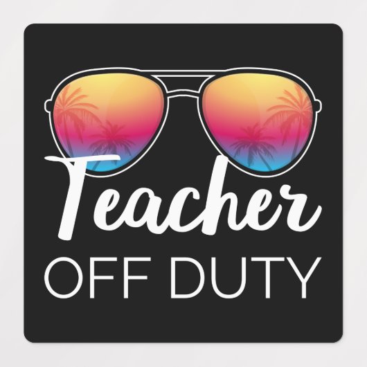 Leraar uit dienst I Labels (Design 2)