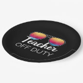 Leraar uit dienst I Papieren Bordje (Gekanteld)