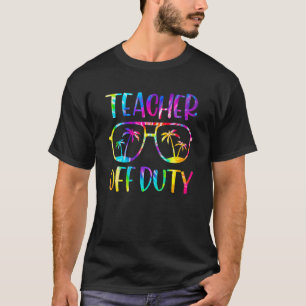 Leraar uit dienst zomer vorige schooltijd verf t-shirt