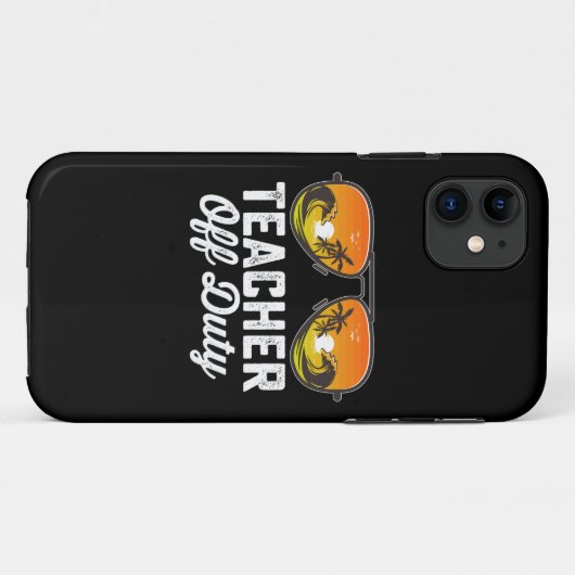 Leraar uit dienst Zonnebrillen Afgelopen dag op sc Case-Mate iPhone Case (Achterkant (horizontaal))