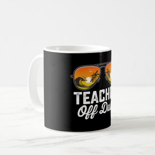 Leraar uit dienst Zonnebrillen Afgelopen dag op sc Koffiemok (Voorkant links)