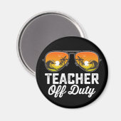 Leraar uit dienst Zonnebrillen Afgelopen dag op sc Magneet (Voorkant / Achterkant)