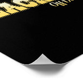 Leraar uit dienst Zonnezonnebril Palmboomklep Zonn Poster (Hoek)