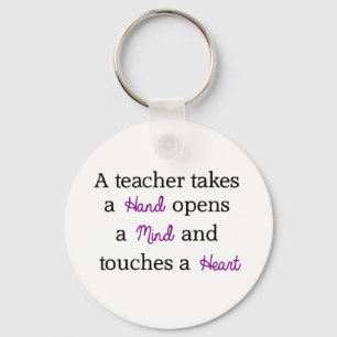 Leraar unieke offerte-cadeau sleutelhanger