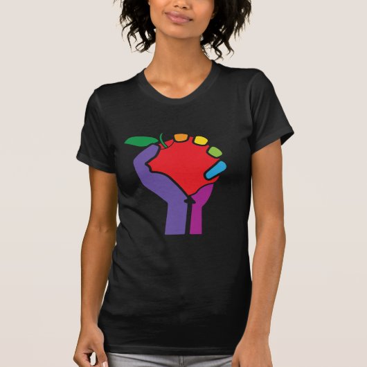 Leraar UniTee (regenboog voor zwarte shirten) T-shirt (Voorkant)