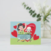  leraar Valentijn Feestdagenkaart (Staand voorkant)