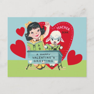 leraar Valentijn Feestdagenkaart