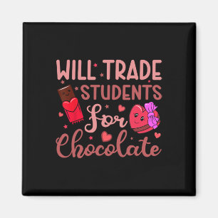 Leraar Valentine Wilt Studenten Ruilen Voor Chocol Magneet