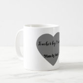 "Leraar van beroep. Mama uit het hoofd." Koffiemok (Voorkant links)
