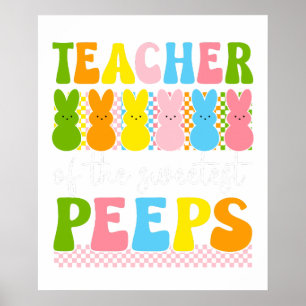 leraar van de leukste mensen 2, retro, vintage poster