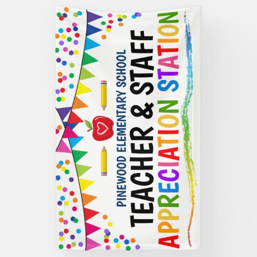 Leraar van de school van de waardebepaling Station Spandoek (Verticaal)