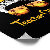 Leraar van dienst Bun Beach Sunset Teacher Poster (Hoek)