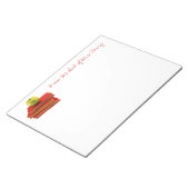 leraar van het bureau van notitieblok (Schuin)