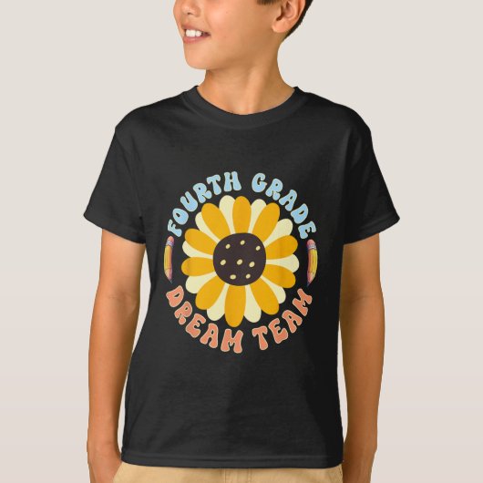 Leraar van het dromen team van de vierde klas gaat t-shirt (Voorkant)