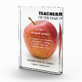 Leraar van het Jaar Award Fotoblok (Rechts)