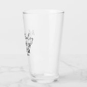 Leraar van het Jaar Gepersonaliseerde Moderne Teks Glas (Links)