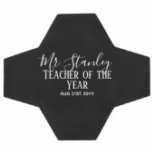 Leraar van het Jaar Gepersonaliseerde Moderne Teks Voetbal (Enkel)