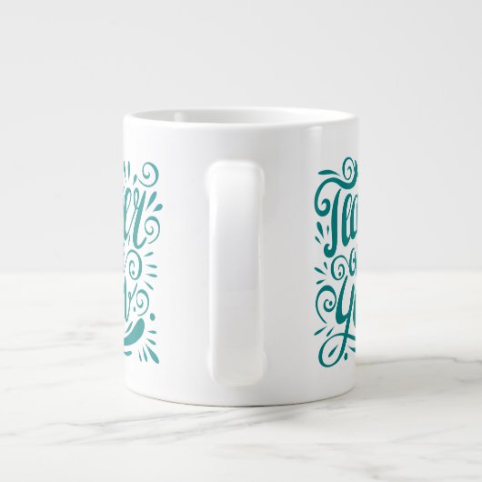 Leraar van het Jaar Grote Koffiekop (Achterkant)