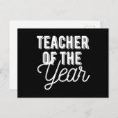 Leraar van het Jaar - Leraar Gif Briefkaart (Voorkant / Achterkant)