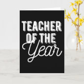 Leraar van het Jaar - Leraar Gif Kaart (Gele Bloem)