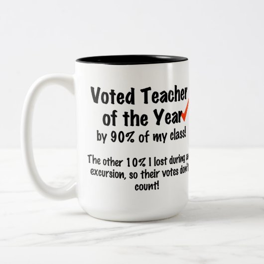 Leraar van het Jaar mok (Links)